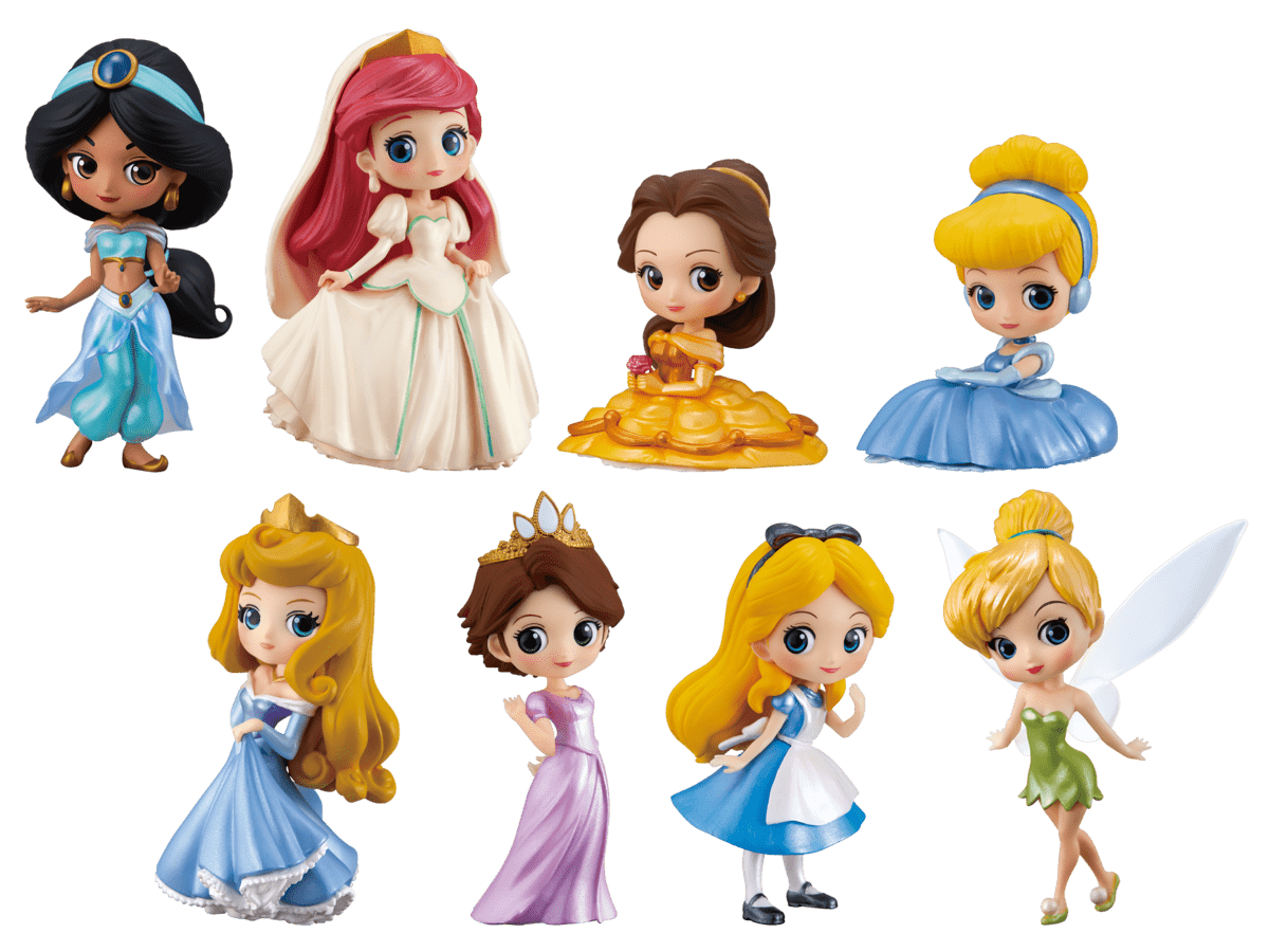 ディズニープリンセスたちが個性豊かなポーズで大集合 バンプレスト Disney Characters Q Posket Petit Girls Festival Vol 2 Dtimes