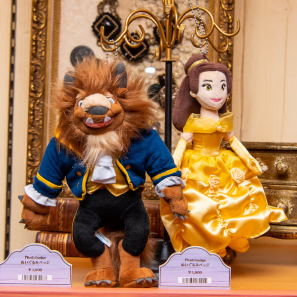 野獣&ルミエール！東京ディズニーランド『美女と野獣』マフラー
