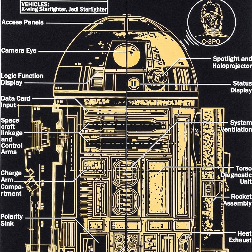 R2-D2 基板アート栞４