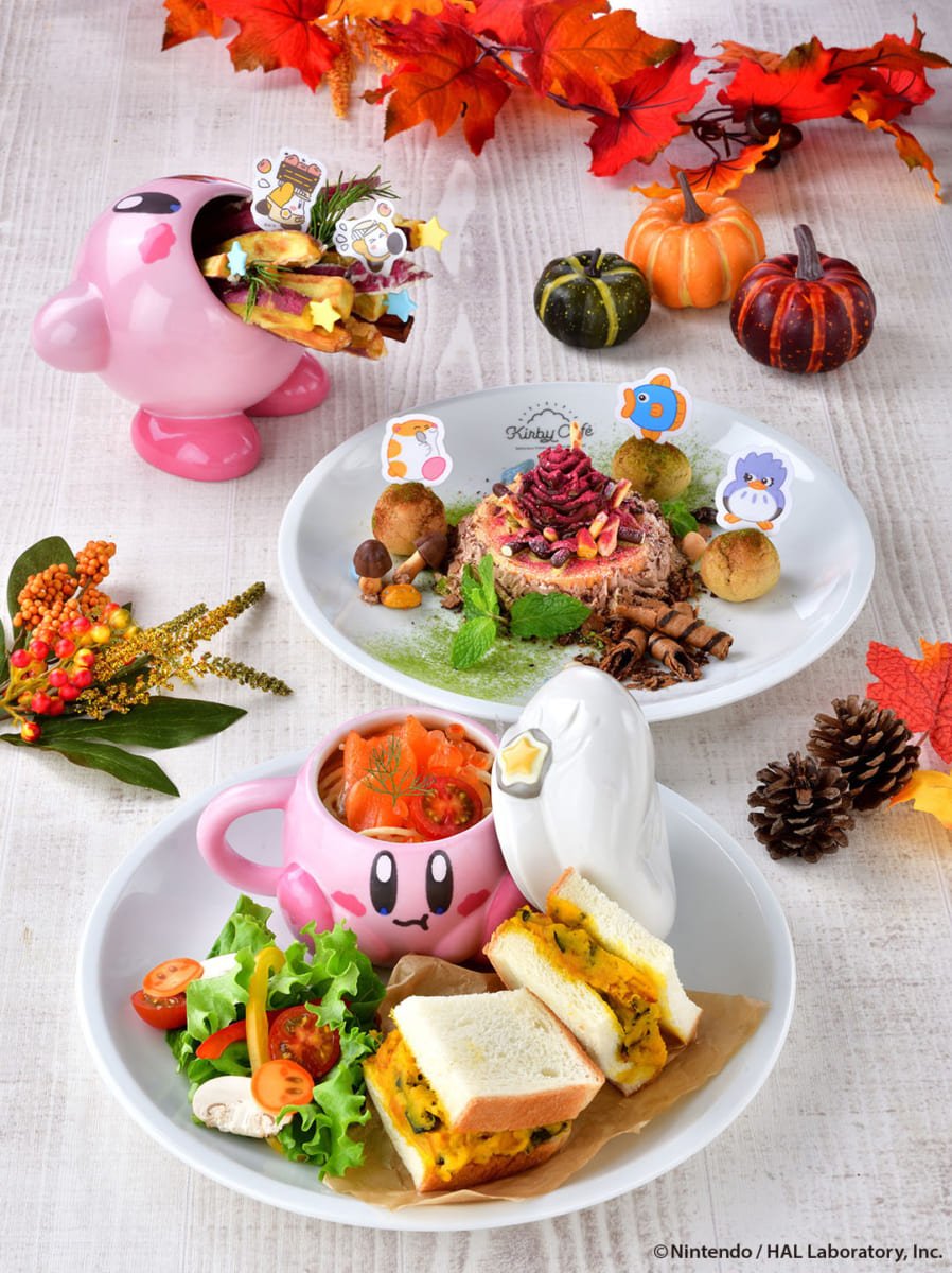 Kirby Café (カービィカフェ)「秋の期間限定メニュー」