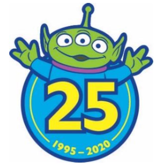 『トイ・ストーリー』公開25周年記念　ロゴ