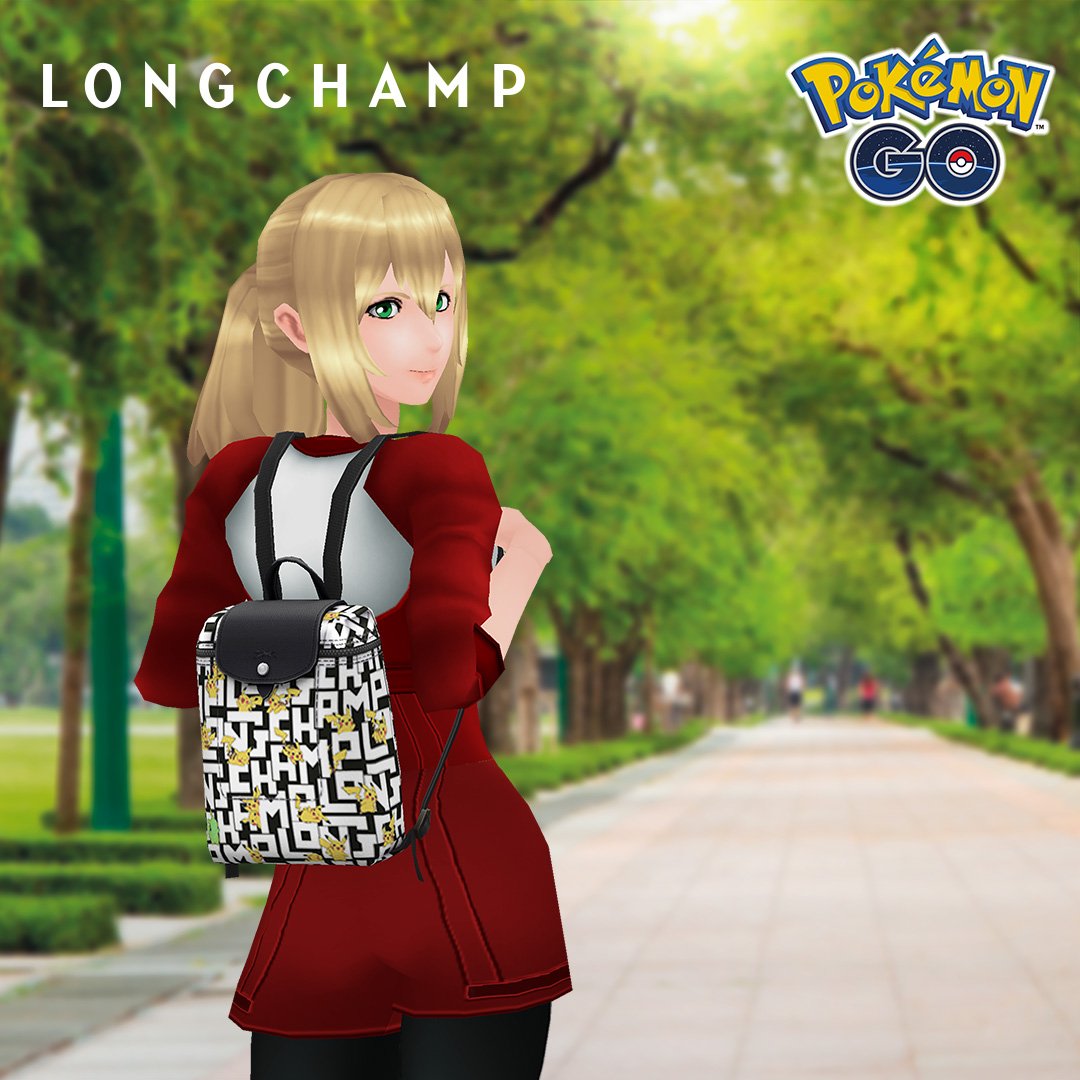 ジョッキー帽をかぶったピカチュウ柄！「Longchamp x Pokémon