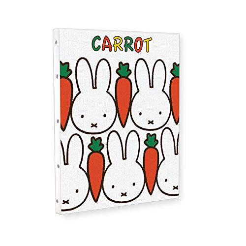 ミッフィー キャンバスアート CARROT　ホワイト