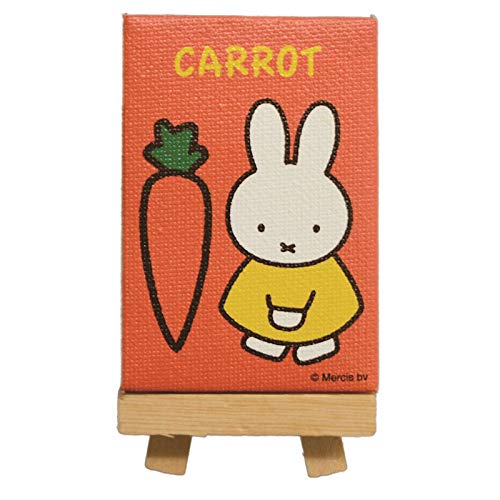 ミッフィー ミニキャンバスアート CARROT　オレンジ