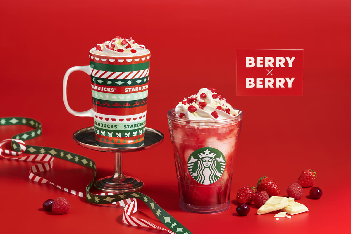 スターバックス「ベリー×ベリー レアチーズ フラペチーノ」