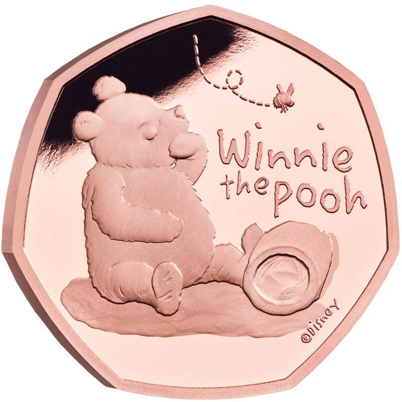 Winnie the Pooh くま　プーさん　1/10オンス　金貨　プーさん