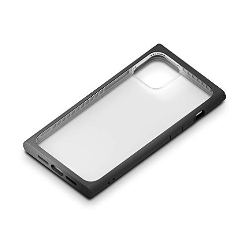 iPhone12用ガラスフタケーススクエアタイプ ブラック