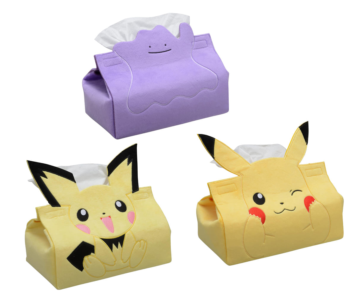 ポケットモンスター プレミアムティッシュボックスカバー~ピカチュウピチューメタモン~