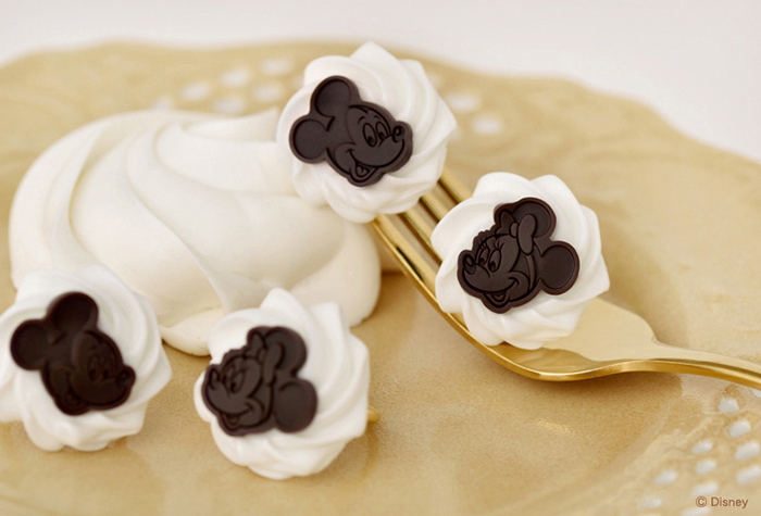 ミッキーマウス/ミニ―マウス ホイップクリーム＆チョコレート リング