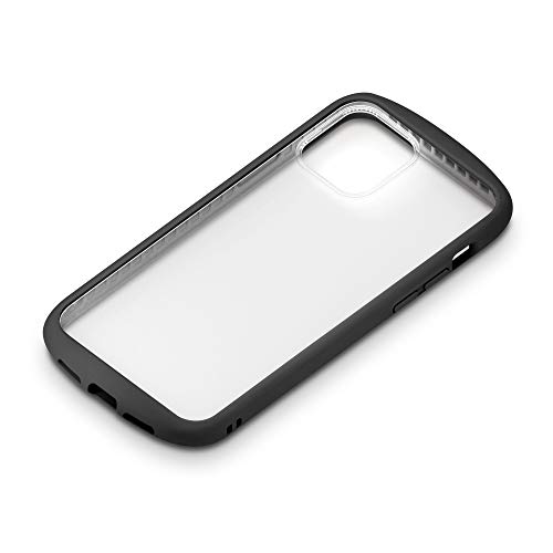 iPhone12用ガラスフタケースラウンドタイプ ブラック