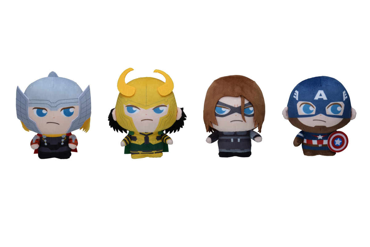 Marvel Moipon エクストラぬいぐるみ キャプテン アメリカ ウィンター ソルジャー ソー ロキ Dtimes