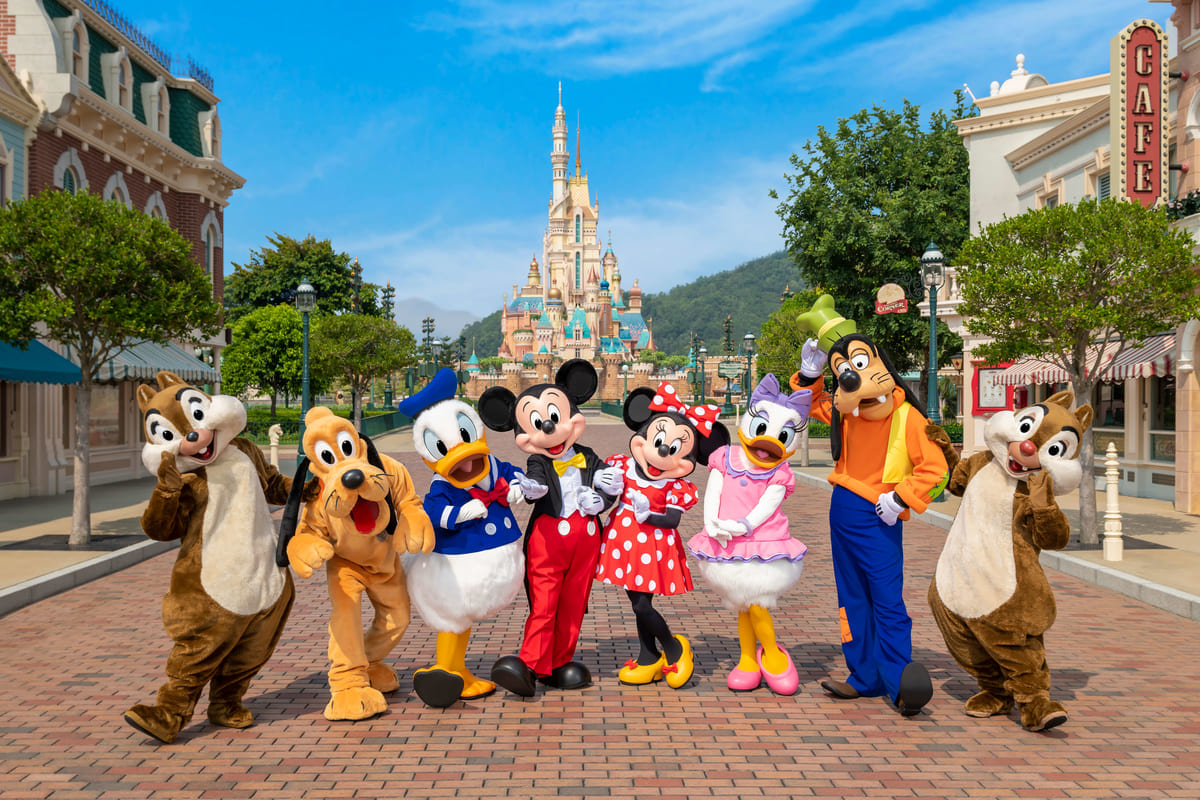 HKDL_キャラクター&キャッスル写真