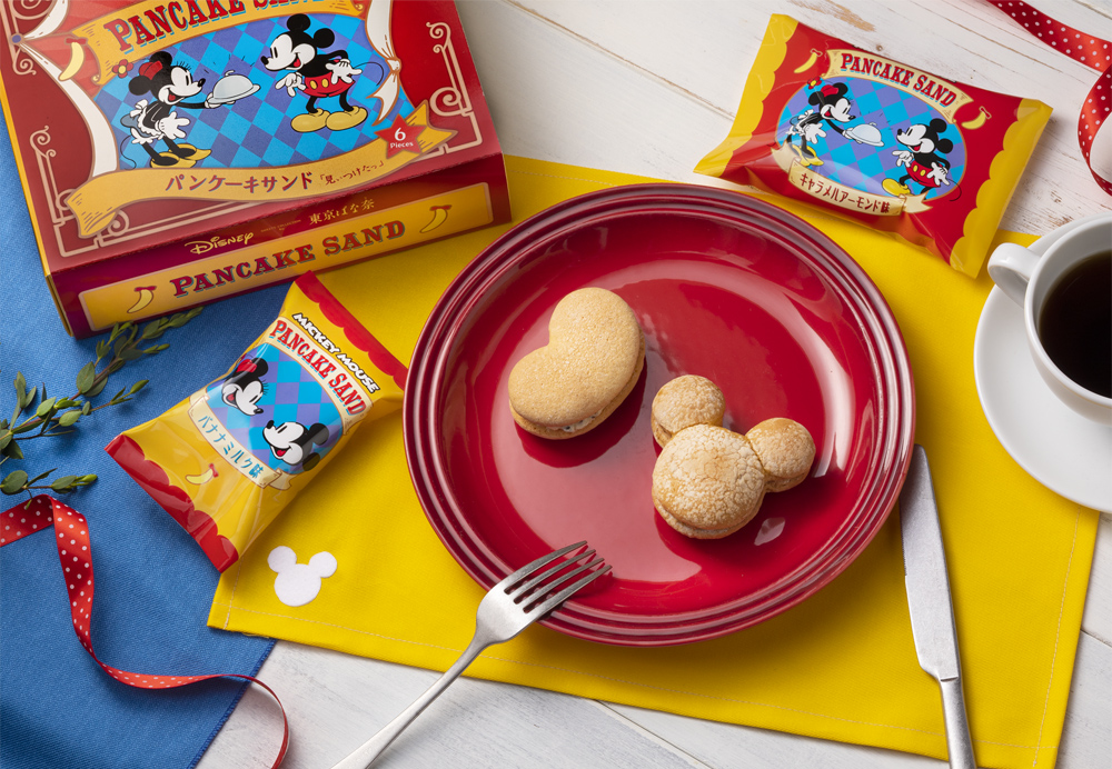 ミッキーマウス パンケーキサンド 見ぃつけたっ がオンライン通販に登場 Disney Sweets Collection By 東京ばな奈 Dtimes