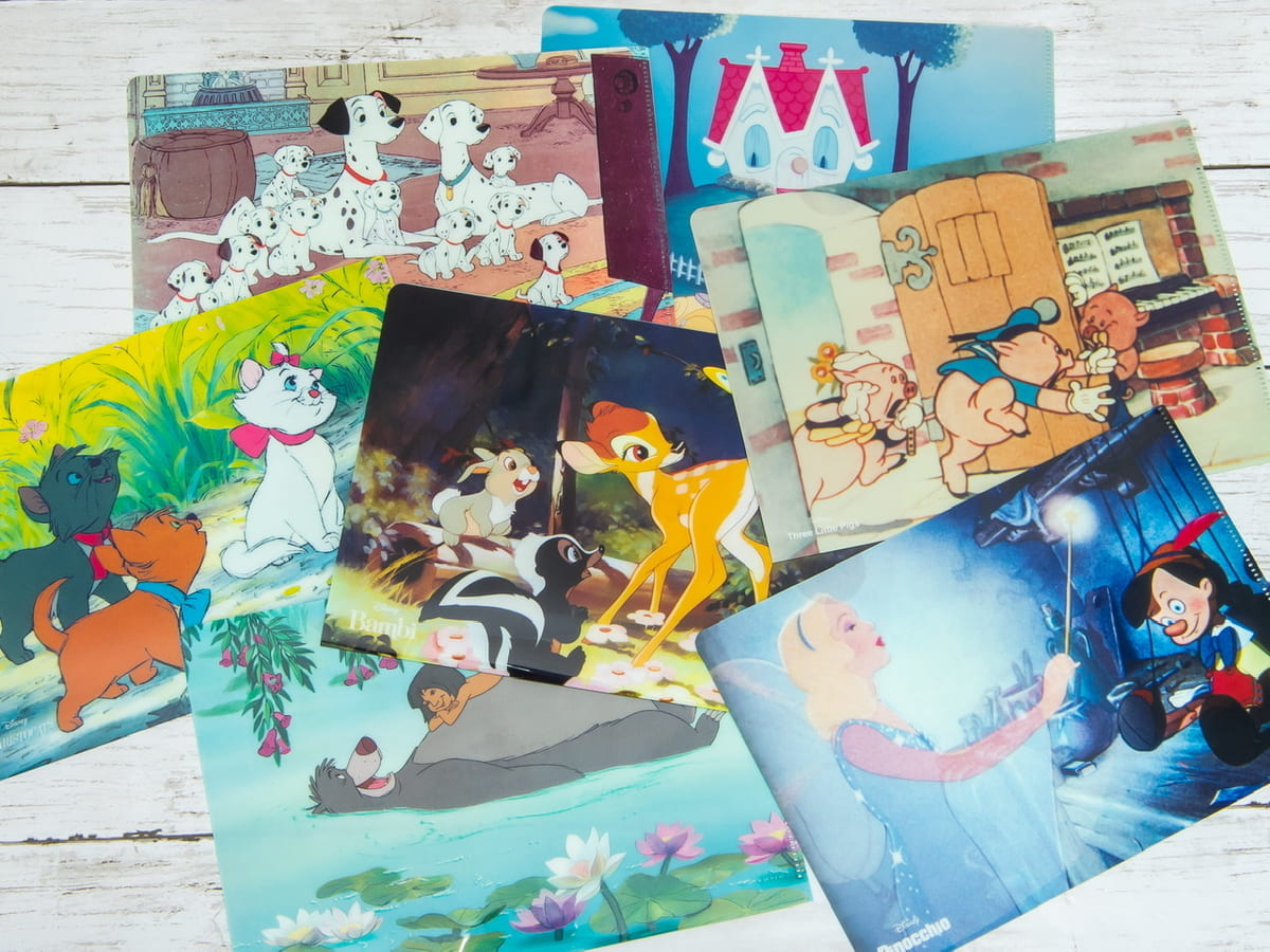 Disney Classics MARKET ミニクリアファイル