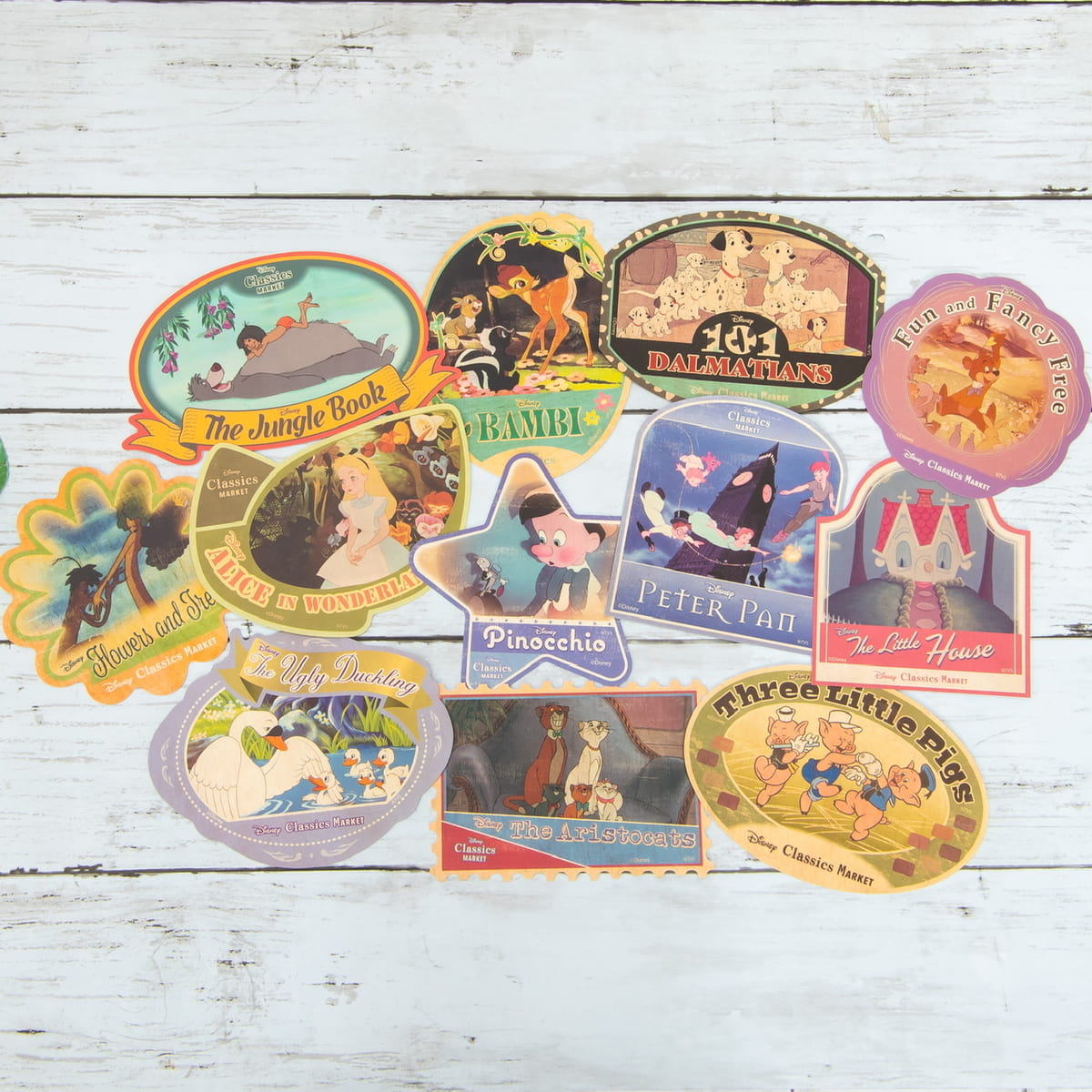 ディズニー Disney Classics MARKET トラベルステッカー