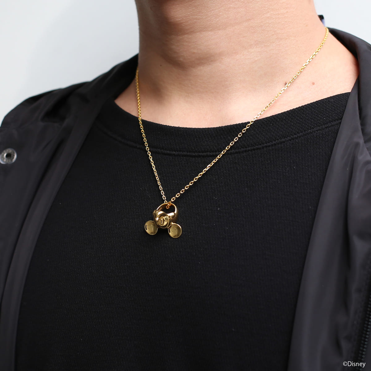 “MICKEY” FACE NECKLACE　メンズ02