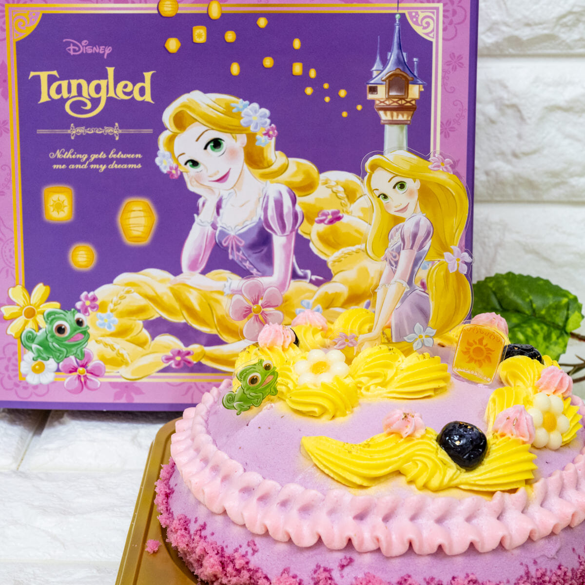 銀座コージーコーナー ディズニープリンセス「ラプンツェル ドレスケーキ」撮影