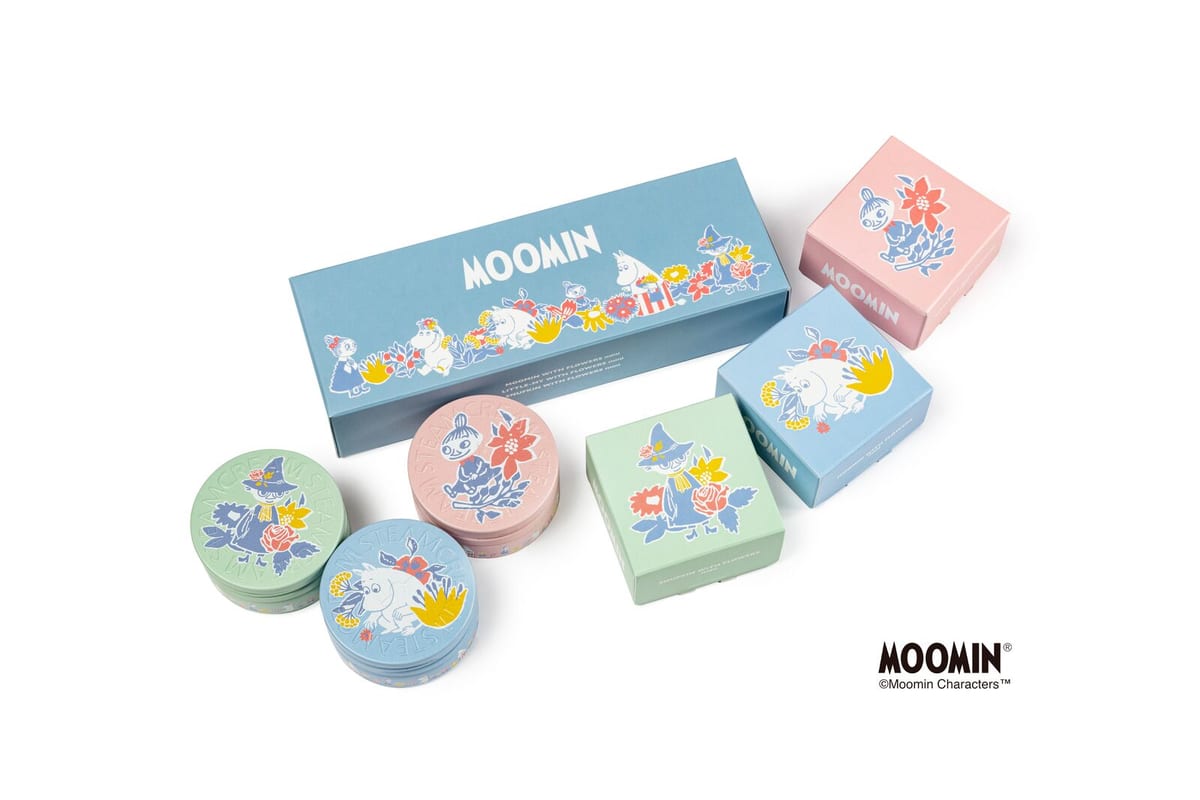 スチームクリーム「STEAMCREAM MOOMIN design mini set -FLOWERS-」