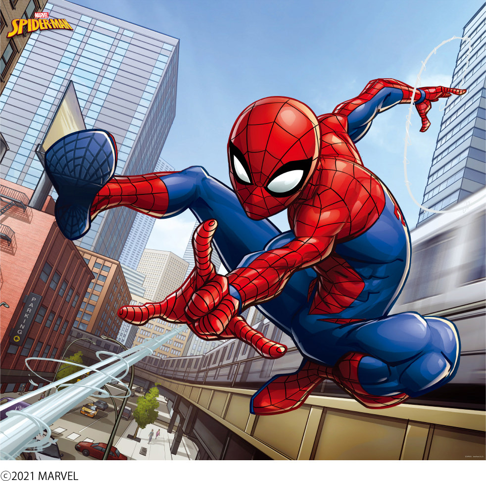 貼ってはがせる壁紙decol デコル Marvel マーベル Spider Man スパイダーマンm027 01 T 2 Dtimes