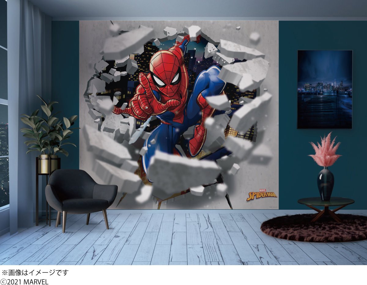 貼ってはがせる壁紙Decol(デコル) MARVEL(マーベル)『SPIDER-MAN』スパイダーマンm031-01-T