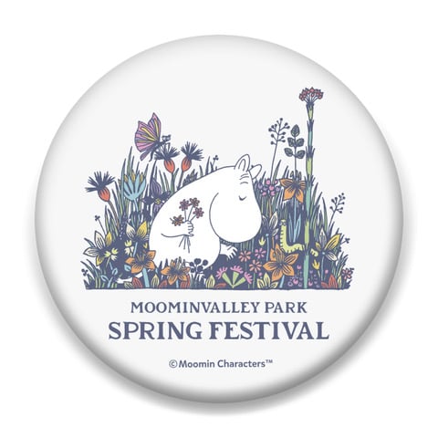 SPRING FESTIVALイベントアートデザインバッジ