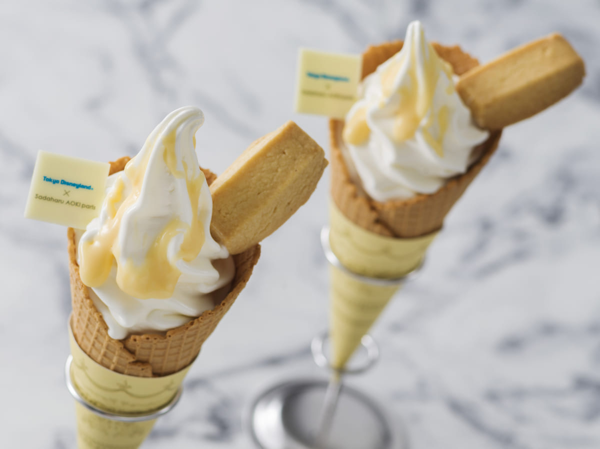 アイスクリームコーン　スペシャルソフトクリーム(チーズクリーム&レモン)