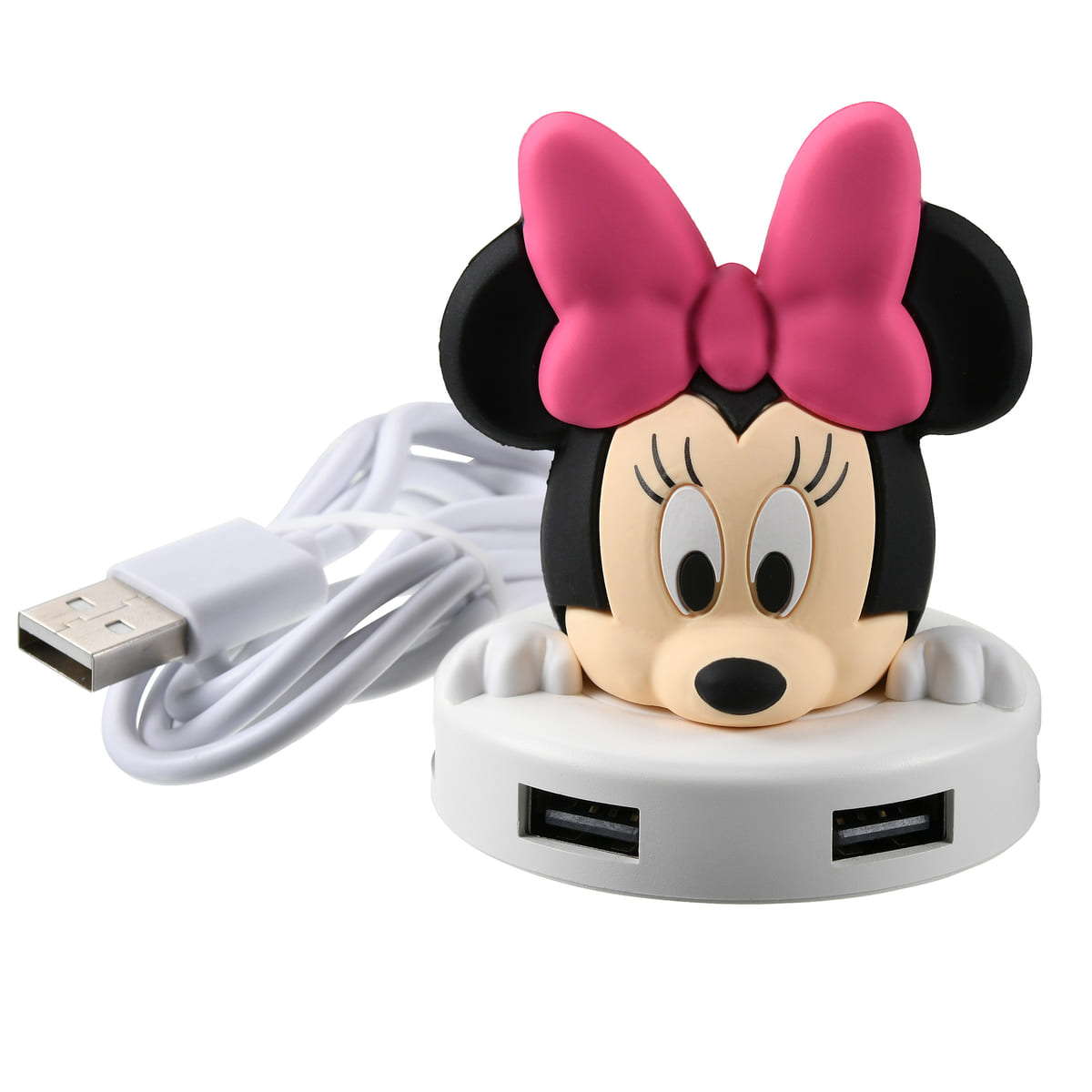 USBハブ 4ポート「ミニーマウス」