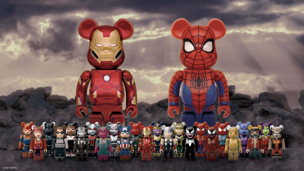 BE@RBRICK 100% シリーズ マーベル marvel ベアブリック-