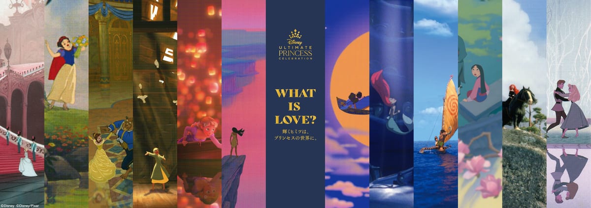 ディズニープリンセス展「Disney Ultimate Princess Celebration WHAT IS LOVE ? 〜輝くヒミツは、プリンセスの世界に。〜」