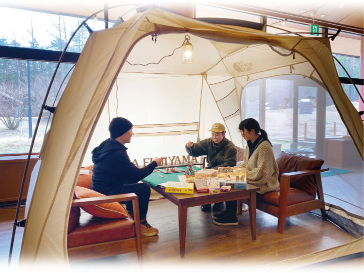 PICA Fujiyama（ピカフジヤマ）『ボードゲームキャンプカフェ』２