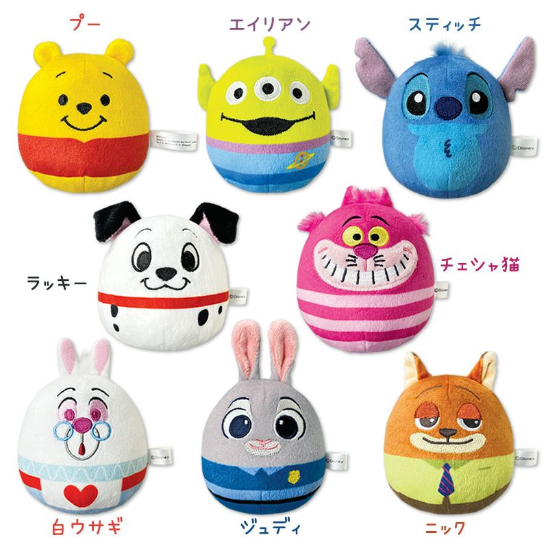 ディズニー ぬいコロン全8種