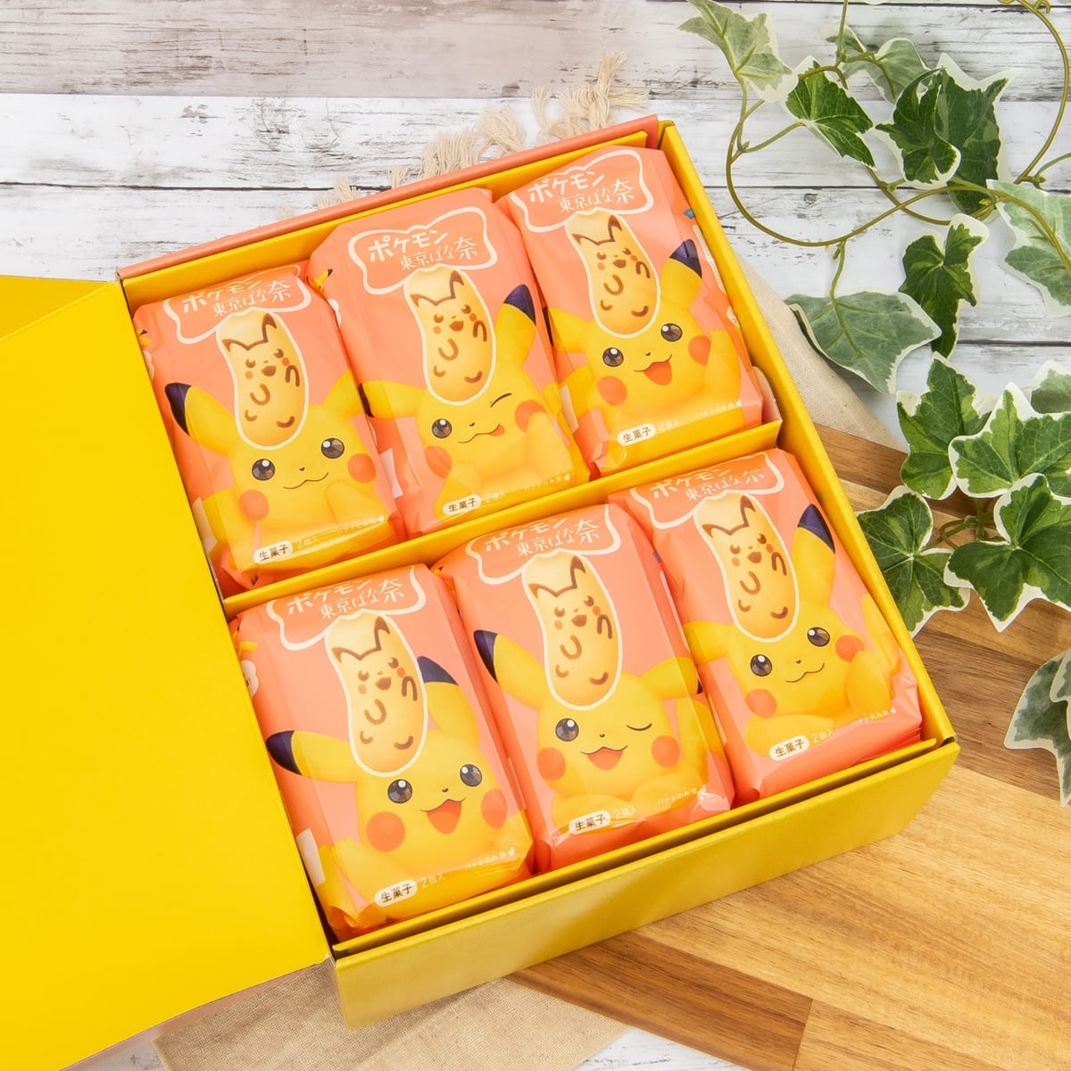 『ピカチュウ東京ばな奈「見ぃつけたっ」バナナのみ風』でんげきBOX（12袋入）個包装
