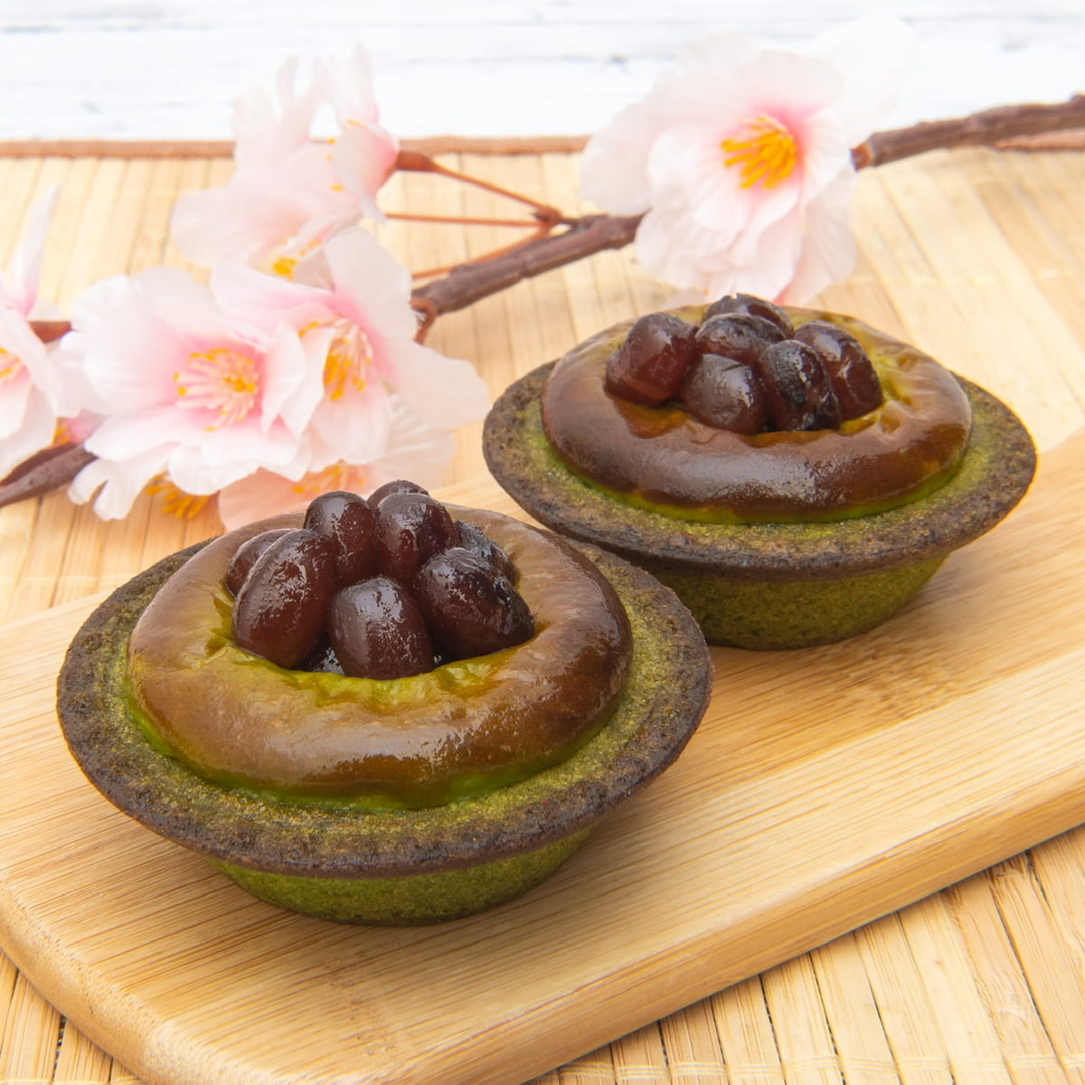 BAKE CHEESE TART「マスカルポーネと香り抹茶のチーズタルト」