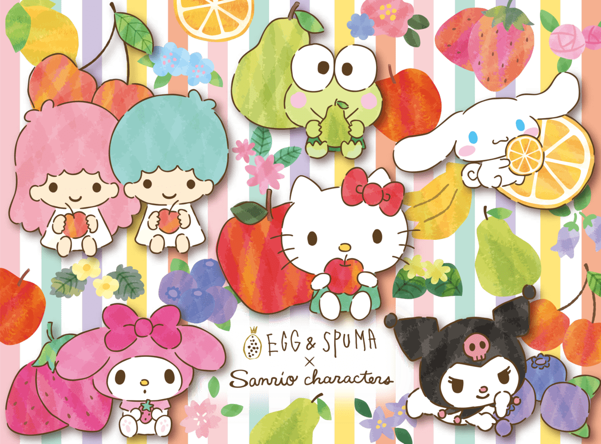 サンリオキャラクターがフルーツとコラボ 新宿ルミネエスト Egg Spuma Sanrio Characters Cafe Dtimes