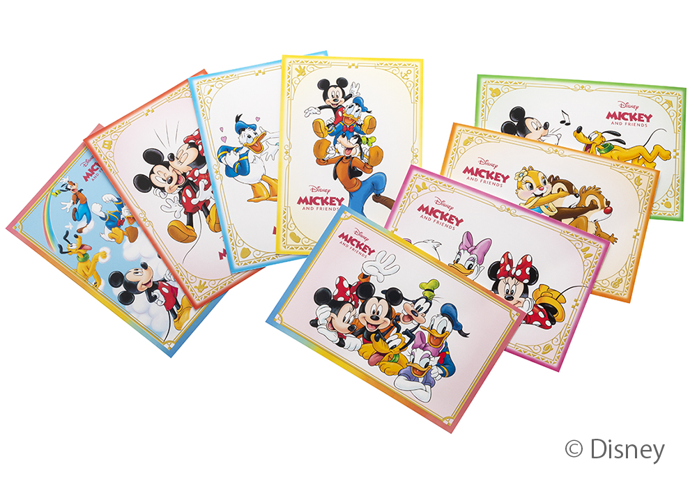Disney SWEETS COLLECTION by 東京ばな奈『ミッキー＆フレンズ/東京ばな奈「⾒ぃつけたっ」』ポストカード