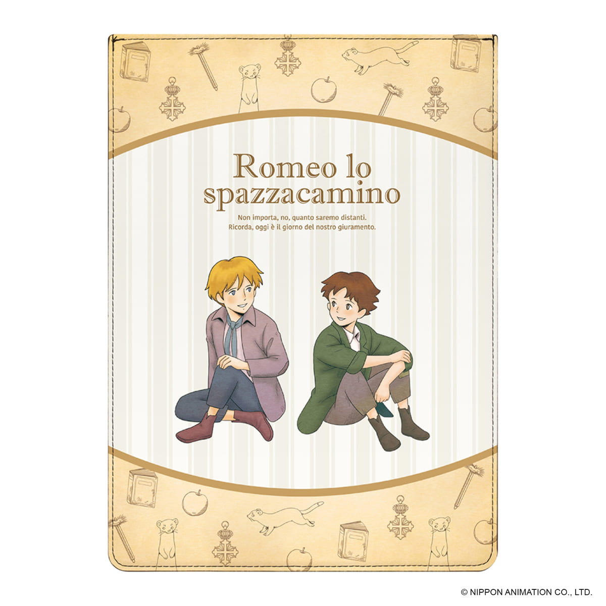 ロミオの青い空 – Romeo lo spazzacamino – タブレット/ノートPC用スリーブケース（iPad対応)[ロミオ& アルフレド]　イラスト
