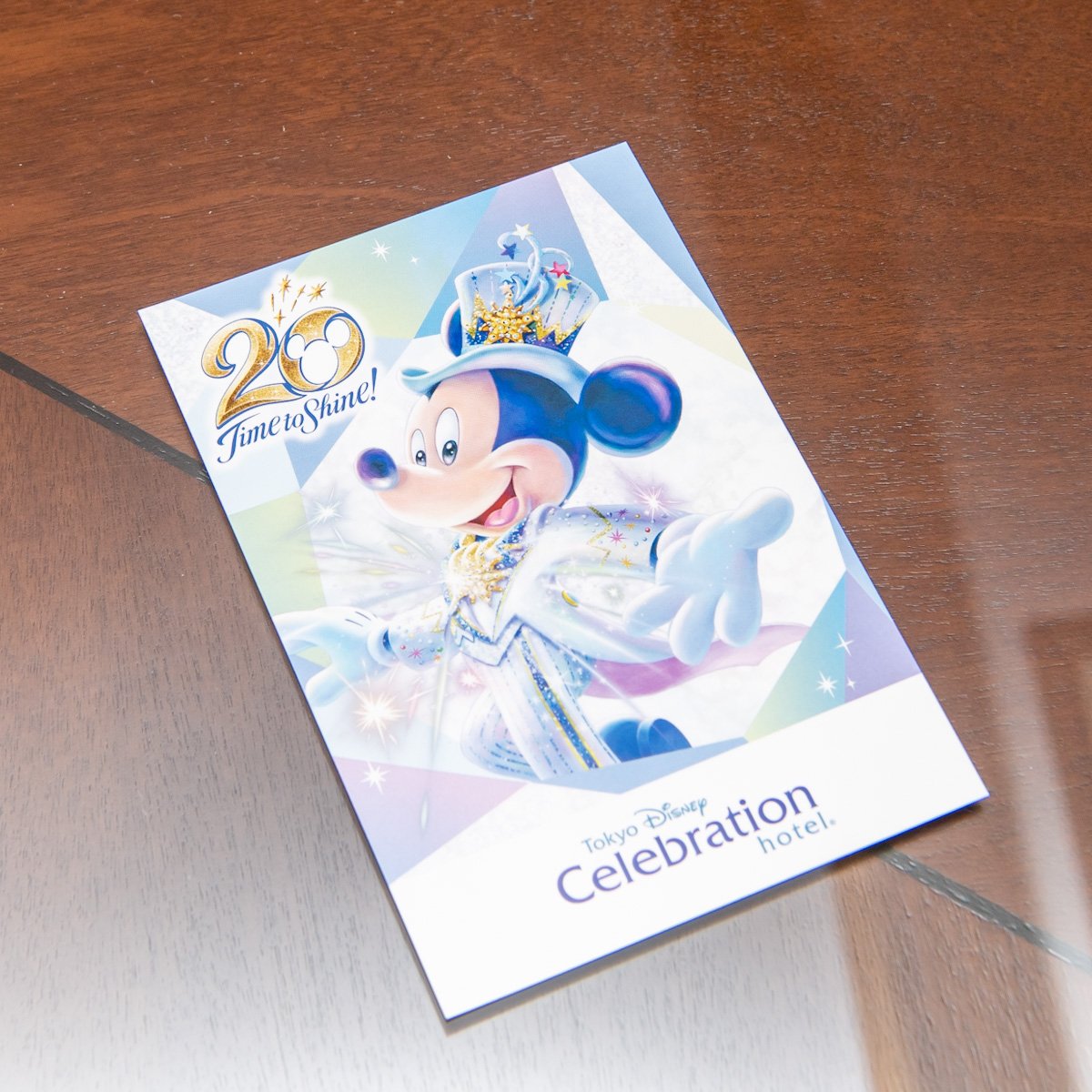 東京ディズニーセレブレーションホテル“東京ディズニーシー20周年：タイム・トゥ・シャイン！”宿泊アイテム　ポストカード