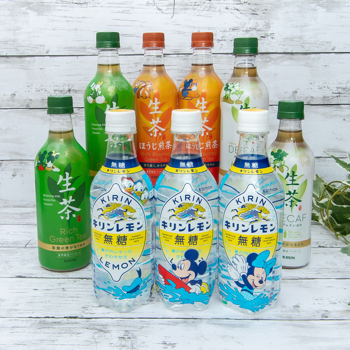 キリンビバレッジ「ディズニーデザイン」ペットボトル飲料集合