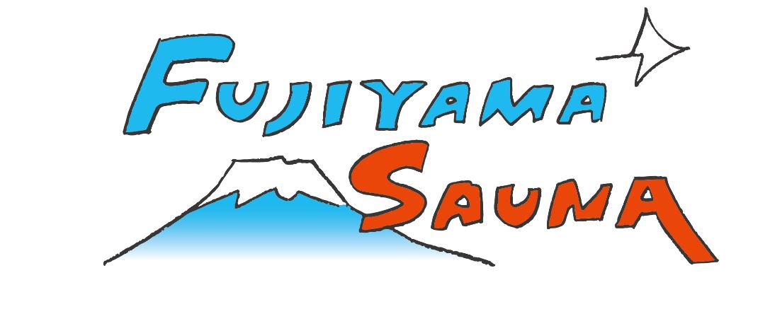 タナカカツキさんデザインによる「FUJIYAMA SAUNA」ロゴマーク