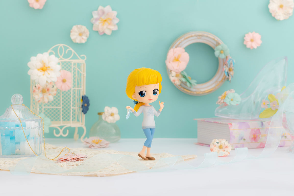 カジュアルな部屋着姿のシンデレラ バンプレスト Q Posket Disney Characters Cinderella Avatar Style Dtimes