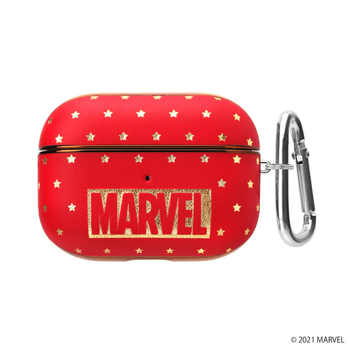 AirPods Pro用 PUレザーケース [ロゴ]　MARVEL