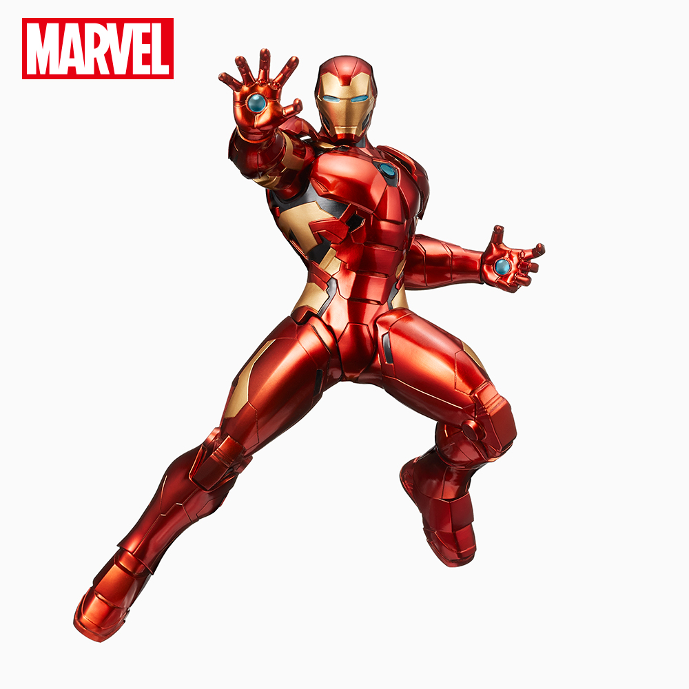 躍動感ある戦闘中のアイアンマン セガプライズ Marvel Comics スーパープレミアムフィギュア Ironman Dtimes