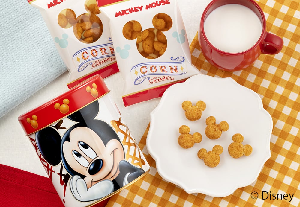 3dミッキーアイコンのスイーツ Disney Sweets Collection By 東京ばな奈 ミッキーマウス コーン キャラメル味 Dtimes