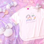 “東京ディズニーシー20周年：タイム・トゥ・シャイン！”Tシャツ