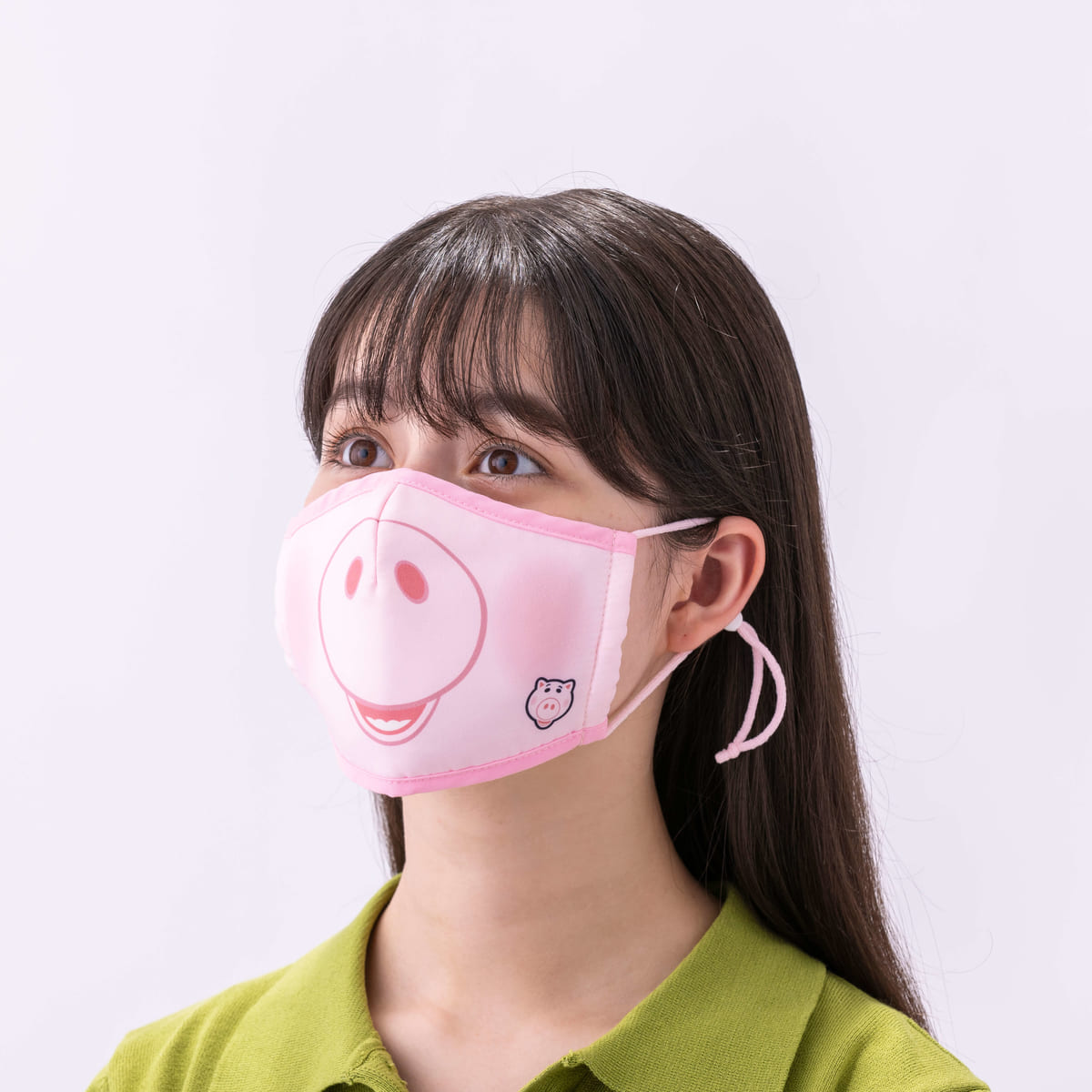 「ハム」マスク　着用例