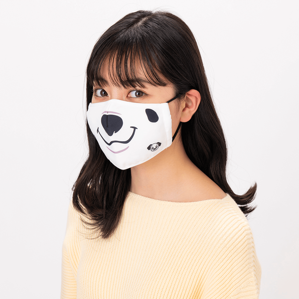 『101匹わんちゃん』マスク　着用例