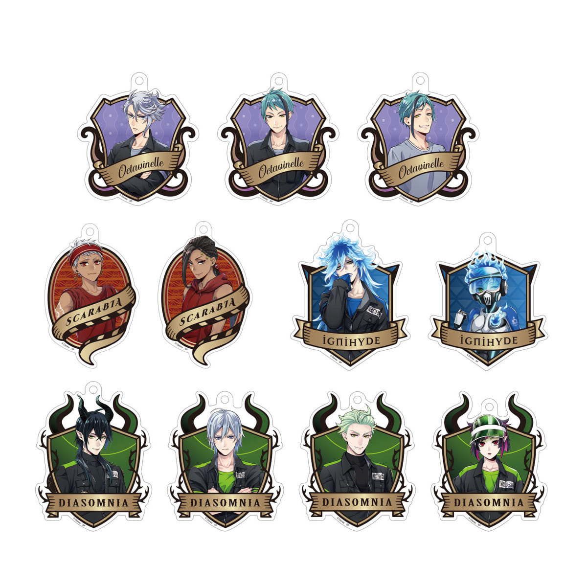 ディズニー ツイステッドワンダーランド ブラインドアクリルキーホルダーコレクション2（運動着B）