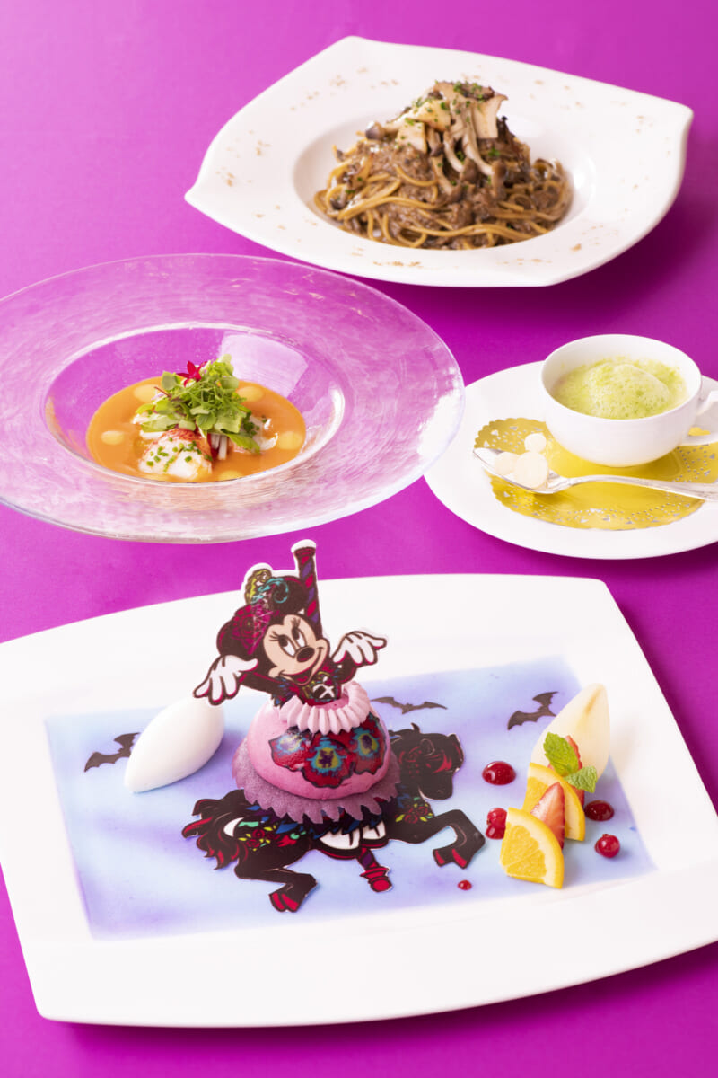 東京ディズニーランドホテル_「ドリーマーズ・ラウンジ」“ディズニー・ハロウィーン”パスタセット