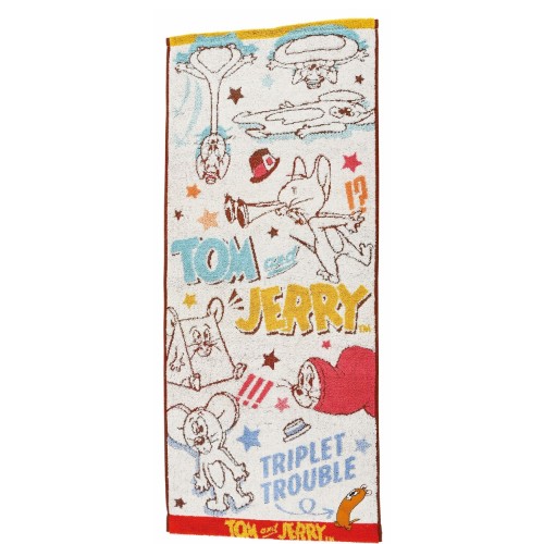 ベルメゾン「トムとジェリー」アップリケ刺繍タオル11