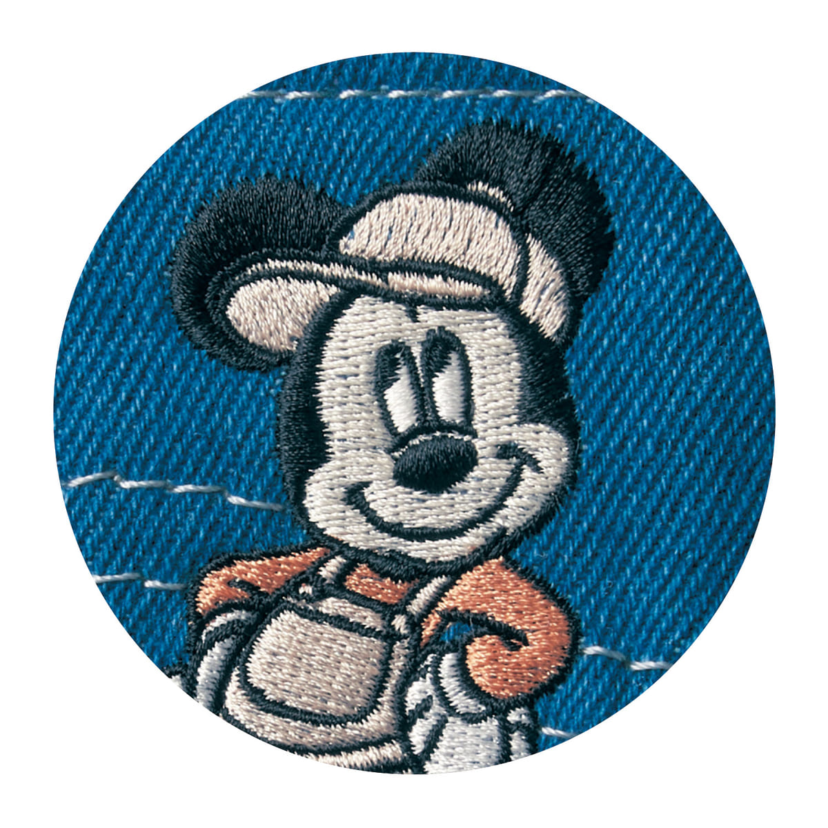 オーバーオール姿が可愛いミッキー ドナルド プーさんのleeコラボ ベルメゾン ディズニー 刺繍デザインキャンバスポーチ Dtimes